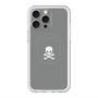 スリムプロテクションプレミアムケース with MagSafe［ スカル - Gray ］