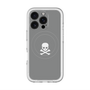 スリムプロテクションプレミアムケース with MagSafe［ スカル - Gray ］