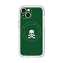 スリムプロテクションプレミアムケース with MagSafe［ スカル - Green ］