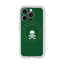 スリムプロテクションプレミアムケース with MagSafe［ スカル - Green ］