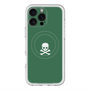 スリムプロテクションプレミアムケース with MagSafe［ スカル - Green ］