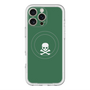 スリムプロテクションプレミアムケース with MagSafe［ スカル - Green ］