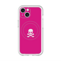スリムプロテクションプレミアムケース with MagSafe［ スカル - Pink ］