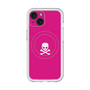 スリムプロテクションプレミアムケース with MagSafe［ スカル - Pink ］