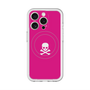 スリムプロテクションプレミアムケース with MagSafe［ スカル - Pink ］