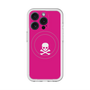スリムプロテクションプレミアムケース with MagSafe［ スカル - Pink ］