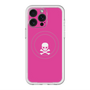 スリムプロテクションプレミアムケース with MagSafe［ スカル - Pink ］
