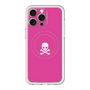 スリムプロテクションプレミアムケース with MagSafe［ スカル - Pink ］