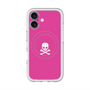 スリムプロテクションプレミアムケース with MagSafe［ スカル - Pink ］