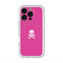 スリムプロテクションプレミアムケース with MagSafe［ スカル - Pink ］