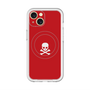 スリムプロテクションプレミアムケース with MagSafe［ スカル - Red ］
