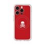 スリムプロテクションプレミアムケース with MagSafe［ スカル - Red ］