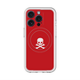 スリムプロテクションプレミアムケース with MagSafe［ スカル - Red ］
