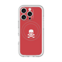 スリムプロテクションプレミアムケース with MagSafe［ スカル - Red ］