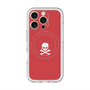 スリムプロテクションプレミアムケース with MagSafe［ スカル - Red ］