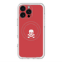 スリムプロテクションプレミアムケース with MagSafe［ スカル - Red ］