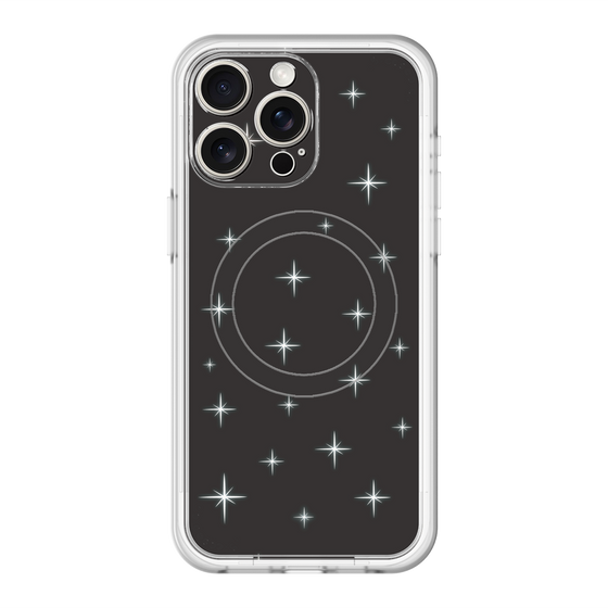 スリムプロテクションプレミアムケース with MagSafe［ Glitter - Black ］