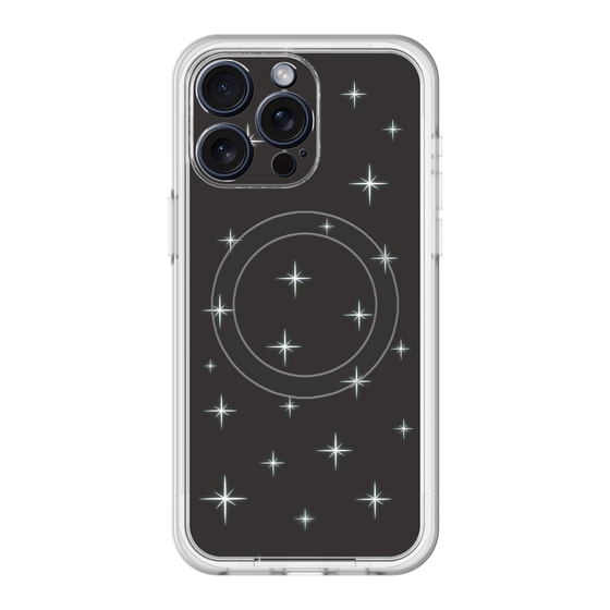 スリムプロテクションプレミアムケース with MagSafe［ Glitter - Black ］