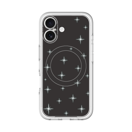 スリムプロテクションプレミアムケース with MagSafe［ Glitter - Black ］