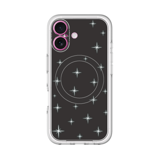 スリムプロテクションプレミアムケース with MagSafe［ Glitter - Black ］
