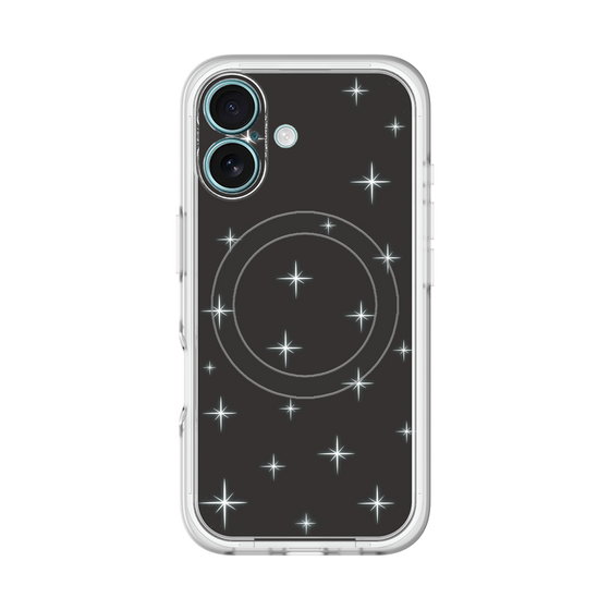 スリムプロテクションプレミアムケース with MagSafe［ Glitter - Black ］