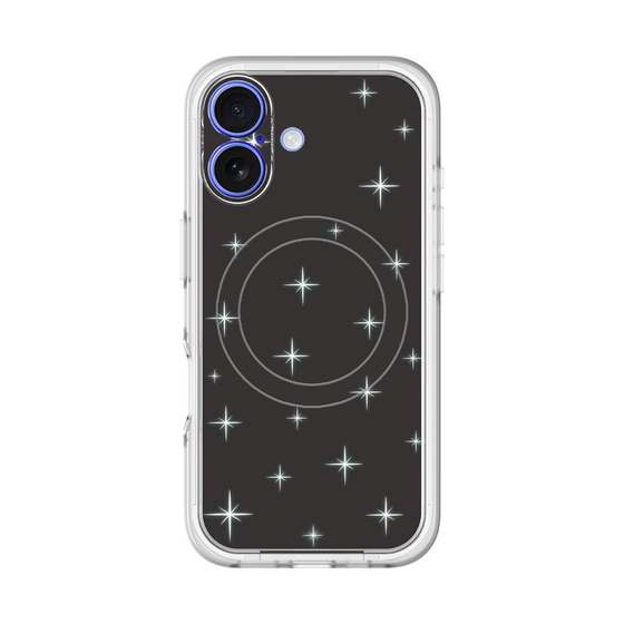 スリムプロテクションプレミアムケース with MagSafe［ Glitter - Black ］