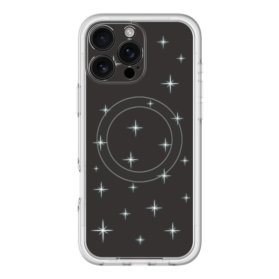 スリムプロテクションプレミアムケース with MagSafe［ Glitter - Black ］