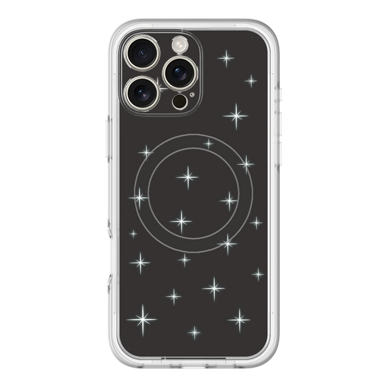 スリムプロテクションプレミアムケース with MagSafe［ Glitter - Black ］