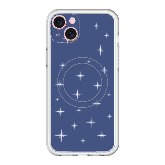 スリムプロテクションプレミアムケース with MagSafe［ Glitter - Blue ］