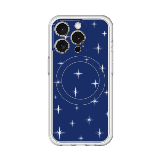 スリムプロテクションプレミアムケース with MagSafe［ Glitter - Blue ］