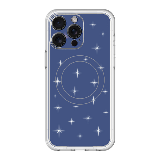 スリムプロテクションプレミアムケース with MagSafe［ Glitter - Blue ］