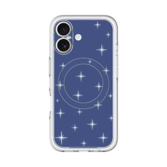 スリムプロテクションプレミアムケース with MagSafe［ Glitter - Blue ］
