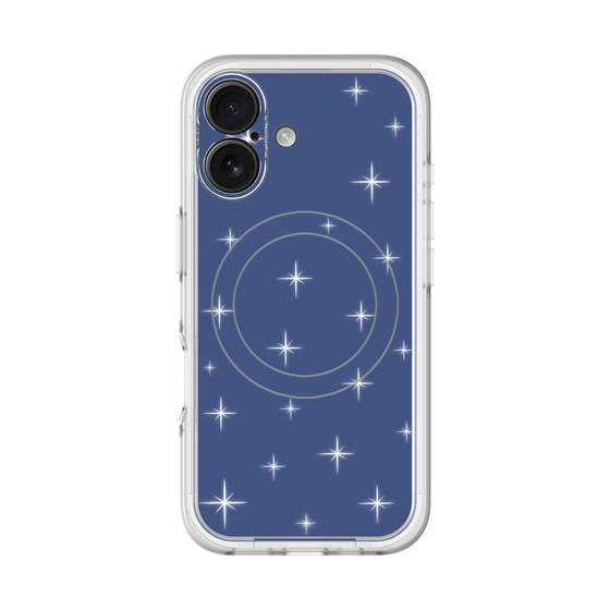 スリムプロテクションプレミアムケース with MagSafe［ Glitter - Blue ］