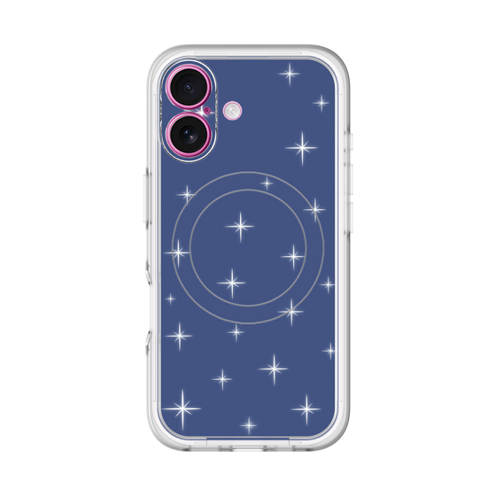 スリムプロテクションプレミアムケース with MagSafe［ Glitter - Blue ］