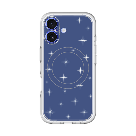 スリムプロテクションプレミアムケース with MagSafe［ Glitter - Blue ］