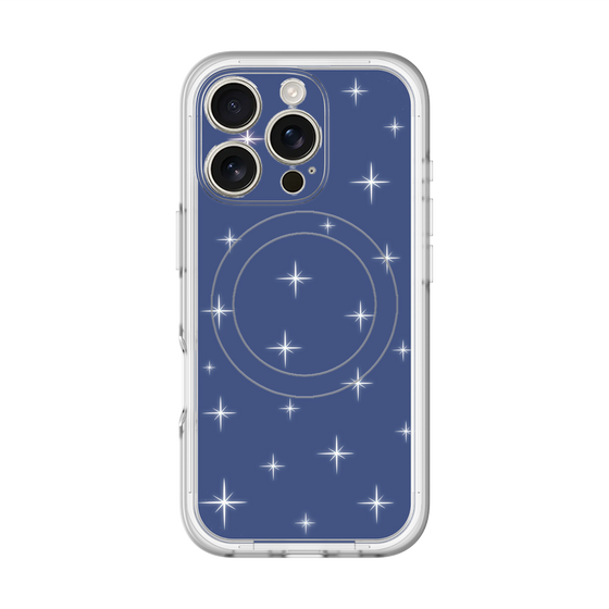 スリムプロテクションプレミアムケース with MagSafe［ Glitter - Blue ］