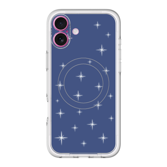 スリムプロテクションプレミアムケース with MagSafe［ Glitter - Blue ］