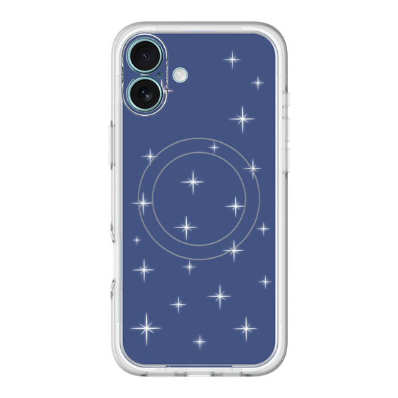スリムプロテクションプレミアムケース with MagSafe［ Glitter - Blue ］