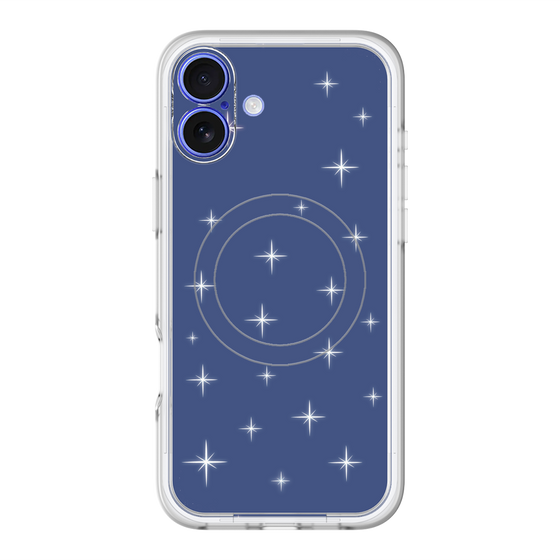 スリムプロテクションプレミアムケース with MagSafe［ Glitter - Blue ］