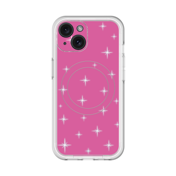 スリムプロテクションプレミアムケース with MagSafe［ Glitter - Pink ］
