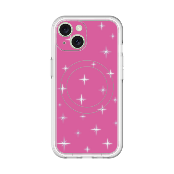 スリムプロテクションプレミアムケース with MagSafe［ Glitter - Pink ］