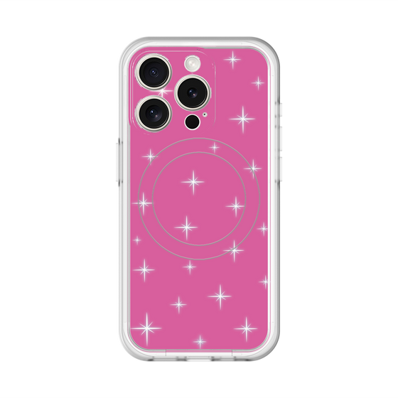 スリムプロテクションプレミアムケース with MagSafe［ Glitter - Pink ］