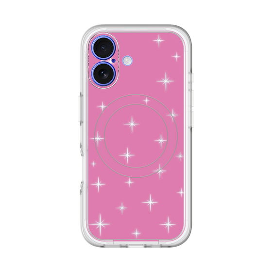 スリムプロテクションプレミアムケース with MagSafe［ Glitter - Pink ］