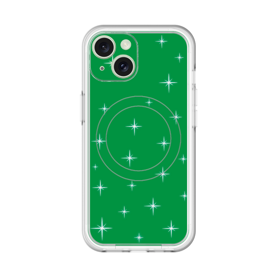 スリムプロテクションプレミアムケース with MagSafe［ Glitter - Green ］