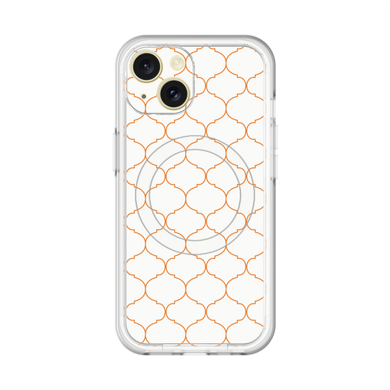 スリムプロテクションプレミアムケース with MagSafe［ Moroccan1 -Orange ］