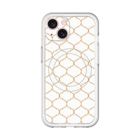 スリムプロテクションプレミアムケース with MagSafe［ Moroccan1 -Orange ］