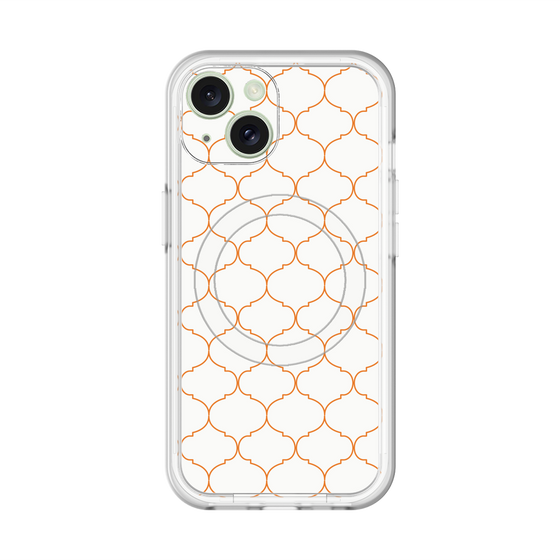 スリムプロテクションプレミアムケース with MagSafe［ Moroccan1 -Orange ］