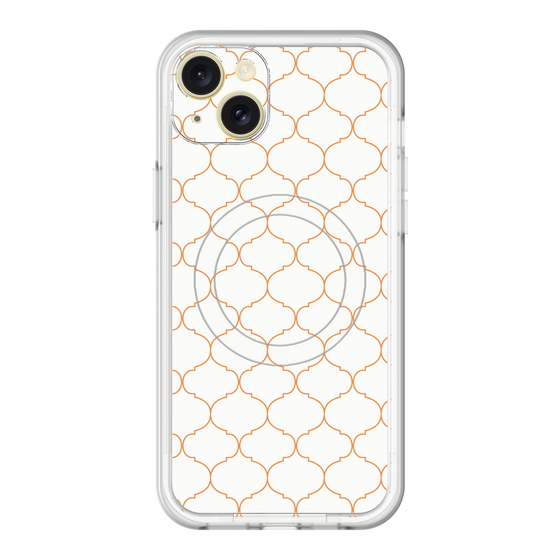 スリムプロテクションプレミアムケース with MagSafe［ Moroccan1 -Orange ］