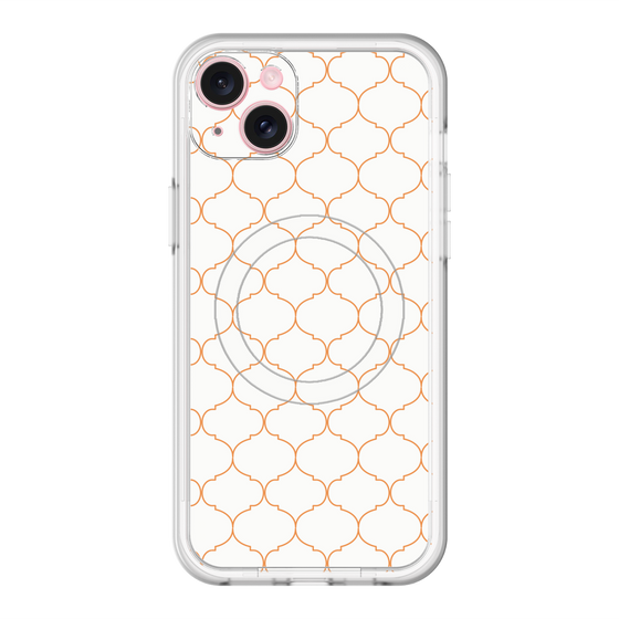 スリムプロテクションプレミアムケース with MagSafe［ Moroccan1 -Orange ］