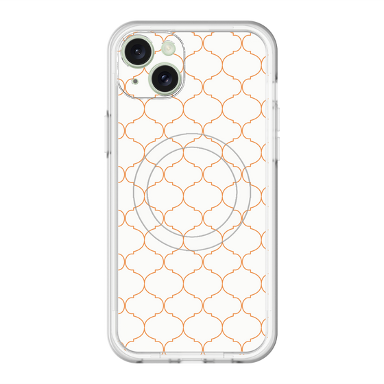 スリムプロテクションプレミアムケース with MagSafe［ Moroccan1 -Orange ］